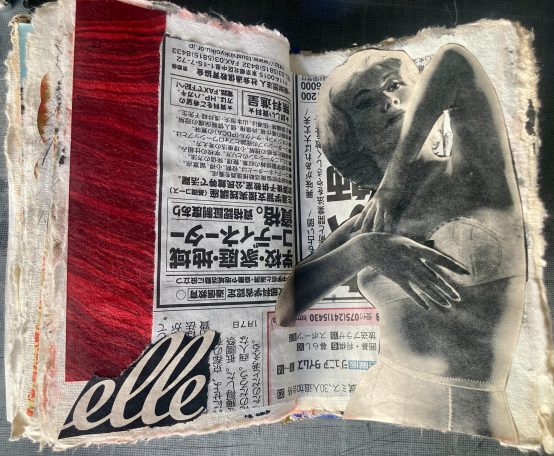 Carnet Carnet, inspiration, collage, dessin, poésie, lâcher prise, techniques mixtes