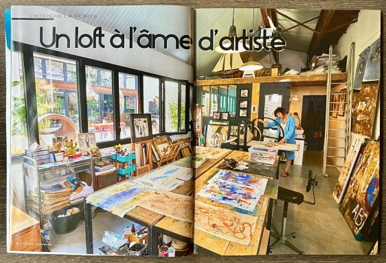 Article Terres Catalanes Article magazine Terres Catalanes parlant de mon univers, mon atelier, mon lieu de vie