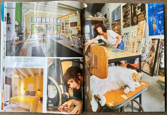 Article Terres Catalanes Article magazine Terres Catalanes parlant de mon univers, mon atelier, mon lieu de vie